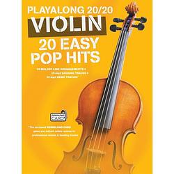 Foto van Wise publications - playalong 20/20 violin: 20 easy pop hits