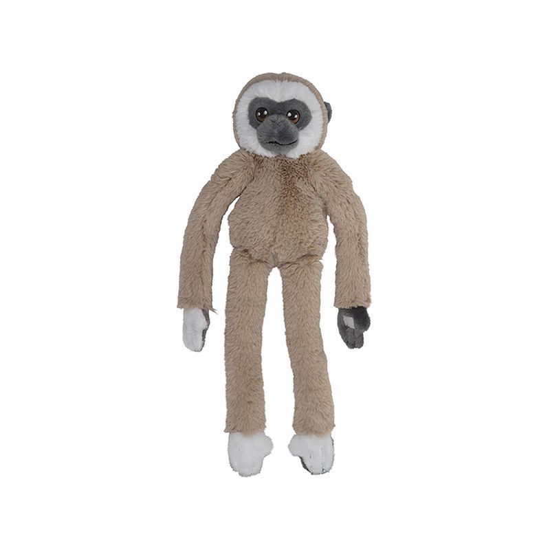 Foto van Pluche dieren knuffels hangende gibbon aap van 48 cm - knuffeldier