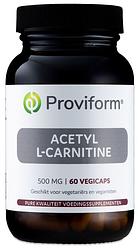 Foto van Proviform acetyl l-carnitine capsules 60st