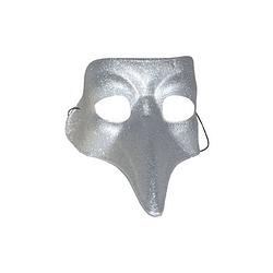 Foto van Snavel masker zilver - verkleedmaskers