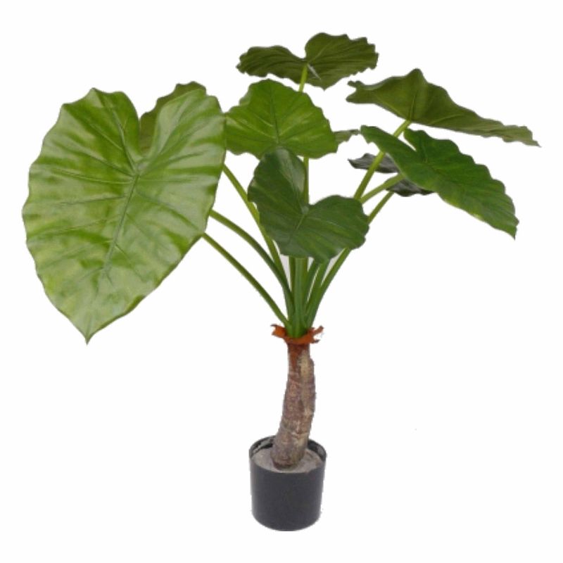 Foto van Kunst alocasia calidora 80 cm - kunstplanten