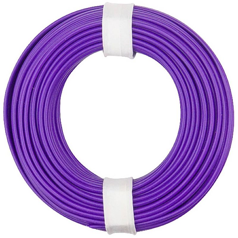 Foto van Donau elektronik 150-016 draad 1 x 0.50 mm² violet 10 m