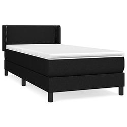 Foto van The living store boxspringbed - comfort - bed - 203 x 83 x 78/88 cm - zwart