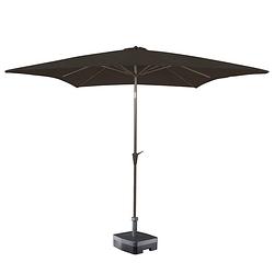 Foto van Kopu® vierkante parasol malaga 200x200 cm - antraciet