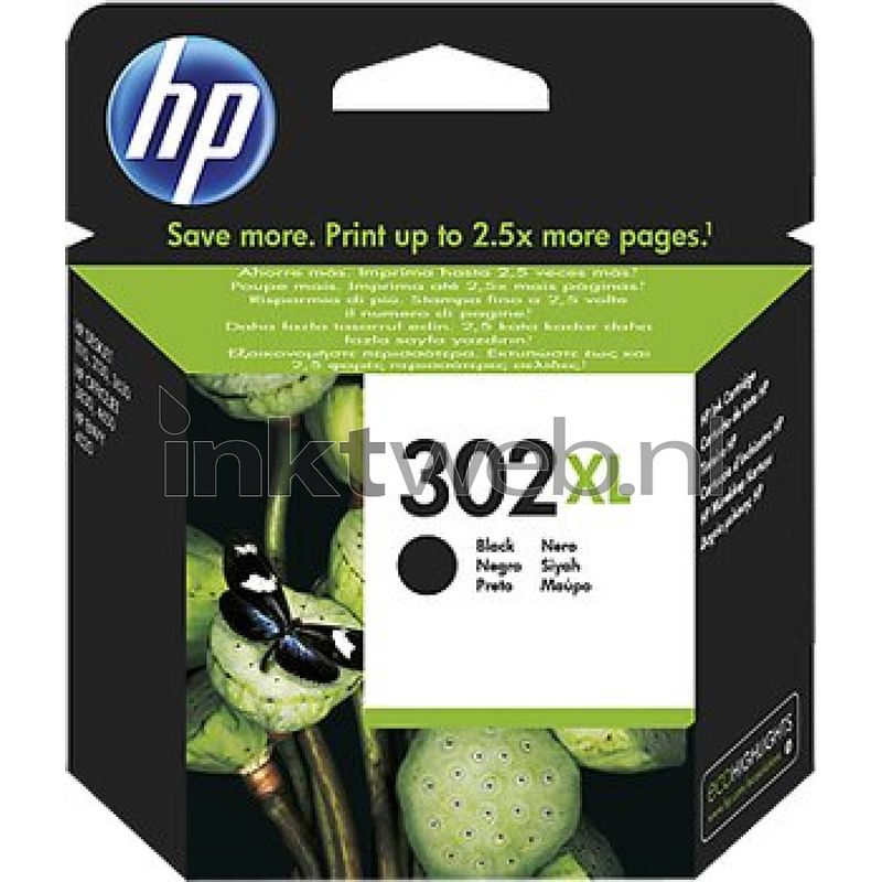 Foto van Hp 302xl zwart cartridge