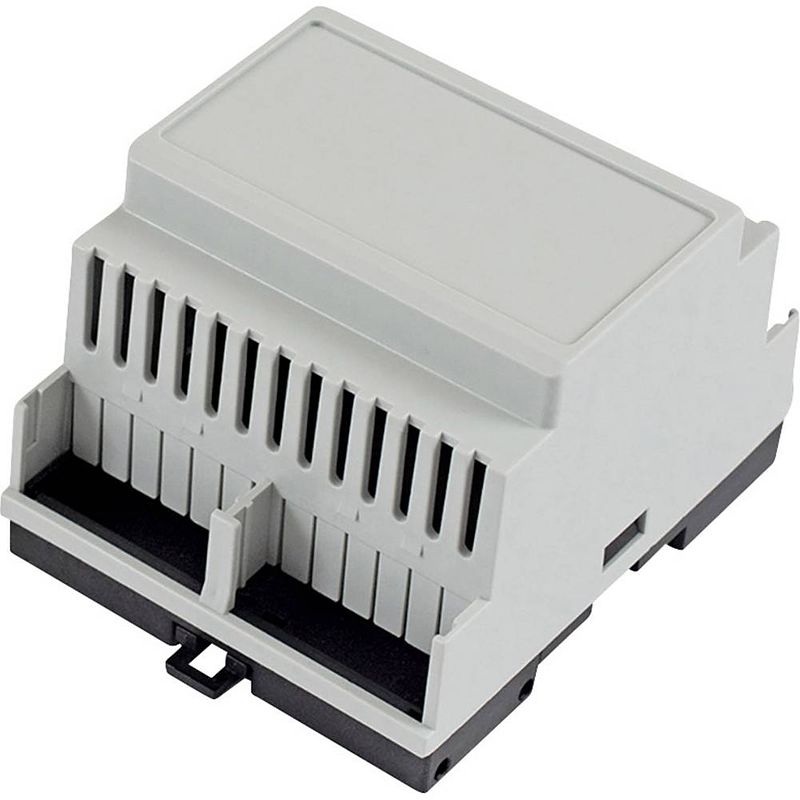 Foto van Hammond electronics hammond electronics din-rail-behuizing 90 x 70 x 58 polycarbonaat lichtgrijs 1 stuk(s)