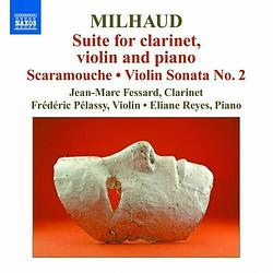 Foto van Milhaud: suite for clarinet, violin and piano - cd (0747313227877)