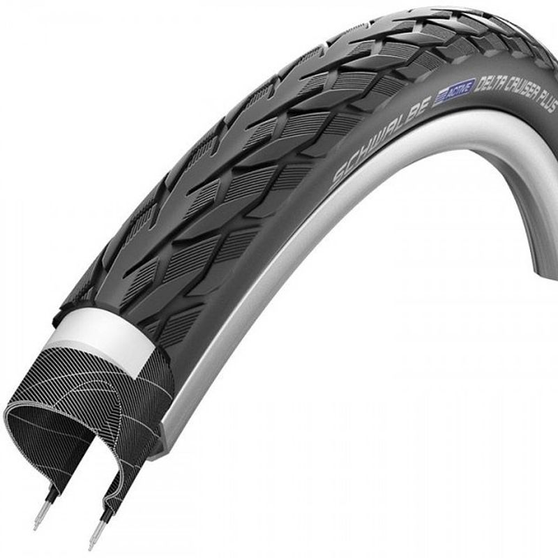 Foto van Schwalbe buitenband delta cruiser plus 20 x 1.75 (47-406)