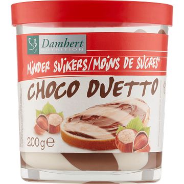 Foto van Damhert minder suikers choco duetto