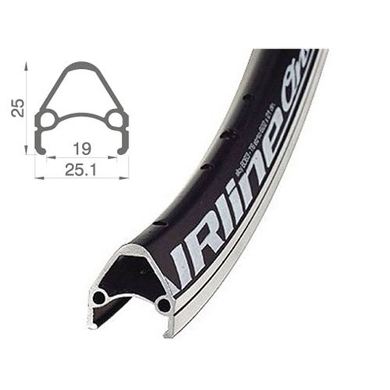 Foto van Rodi velg 28 inch 622 airline 1 zwart 9x4 13