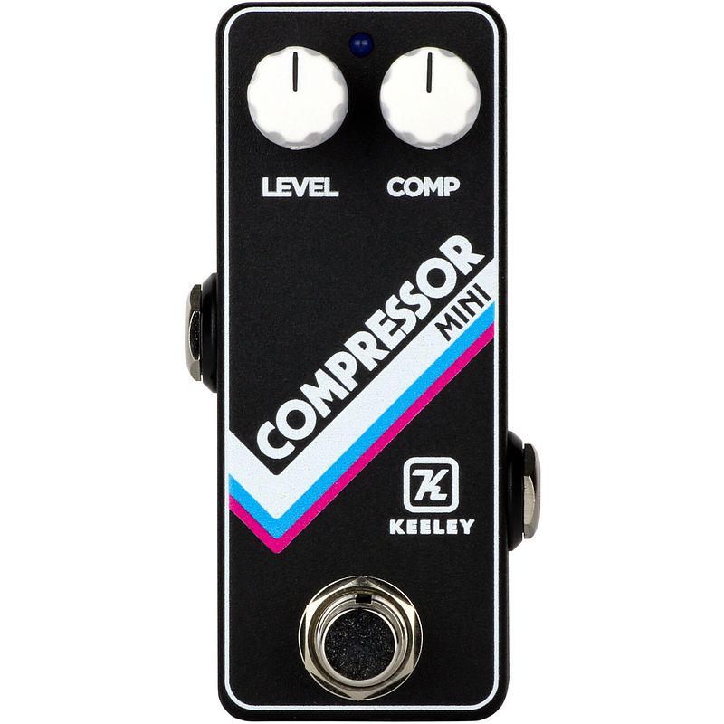 Foto van Keeley compressor mini black neon compressor / sustainer / boost mini-effectpedaal