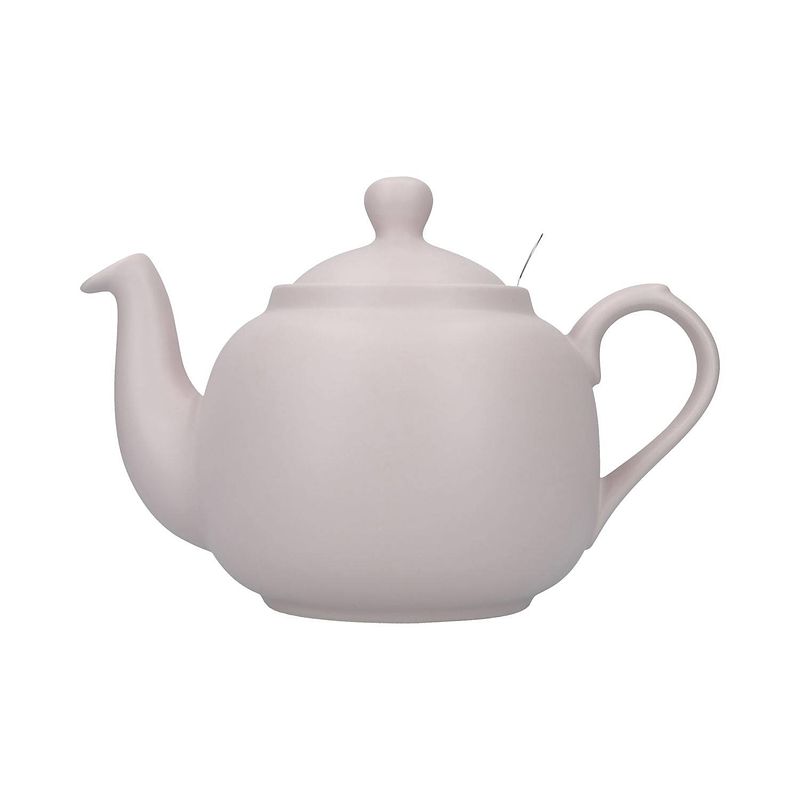 Foto van London pottery - theepot met zeef, keramiek, nordic roze, 1.5 l - london pottery farmhouse