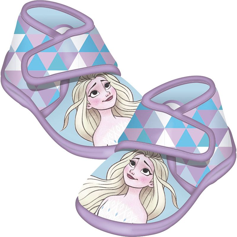 Foto van Disney pantoffels frozen ii meisjes polyester lila/blauw maat 26