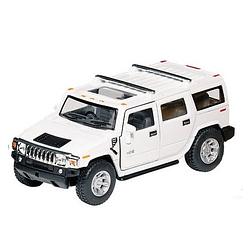 Foto van Goki metalen hummer h2 suv: 12,5 cm wit