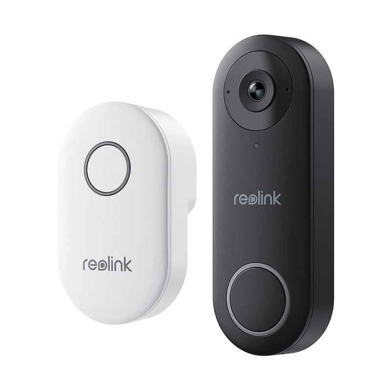 Foto van Reolink d340w 5mp videodeurbel met bel, 2,4/5 ghz wifi, persoonsdetectie, tweewegaudio ip-camera