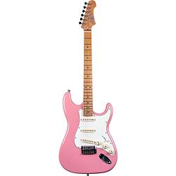 Foto van Jet guitars js-300 burgundy pink elektrische gitaar