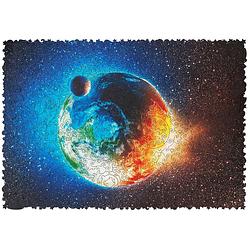 Foto van Unidragon houten puzzel woosaic - planeet aarde - 500 stukjes