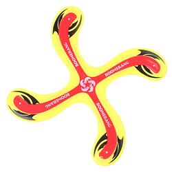Foto van Johntoy outdoor fun boomerang geel 25 cm