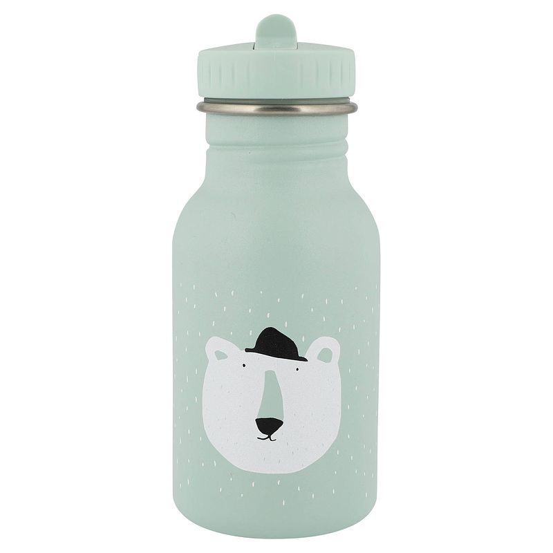 Foto van Trixie drinkbeker mr. polar bear junior 350 ml rvs mintgroen