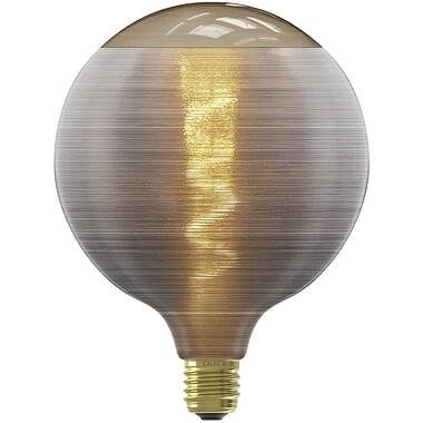 Foto van Led filament silklamp dimbaar - grijs - e27 - 4w - 80lm - leen bakker