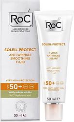 Foto van Roc soleil-protect anti-wrinkle smoothing fluid spf50+