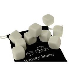 Foto van United entertainment ijsblokjes wisky stones natuursteen wit 9 stuks