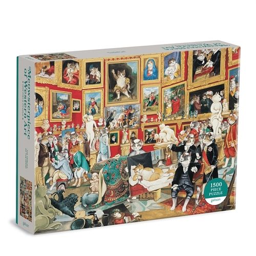 Foto van Tribuna of the uffizi meowsterpiece of western art 1500 piece puzzle - puzzel;puzzel (9780735369719)