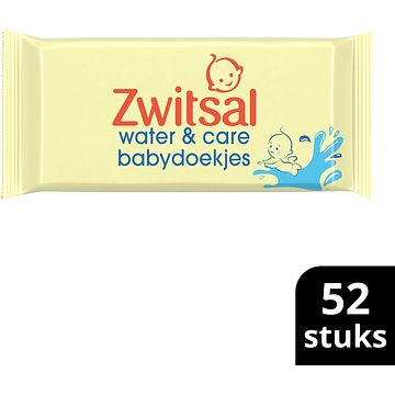 Foto van Zwitsal billendoekjes water & care 52 stuks bij jumbo