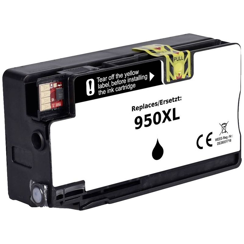 Foto van Renkforce inktcartridge vervangt hp 950 xl (cn045ae) compatibel zwart rf-5706056