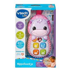 Foto van Vtech baby hippofoontje roze