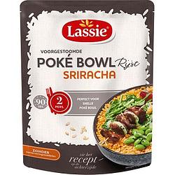 Foto van Lassie poke bowl rijst sriracha k&k 250g bij jumbo