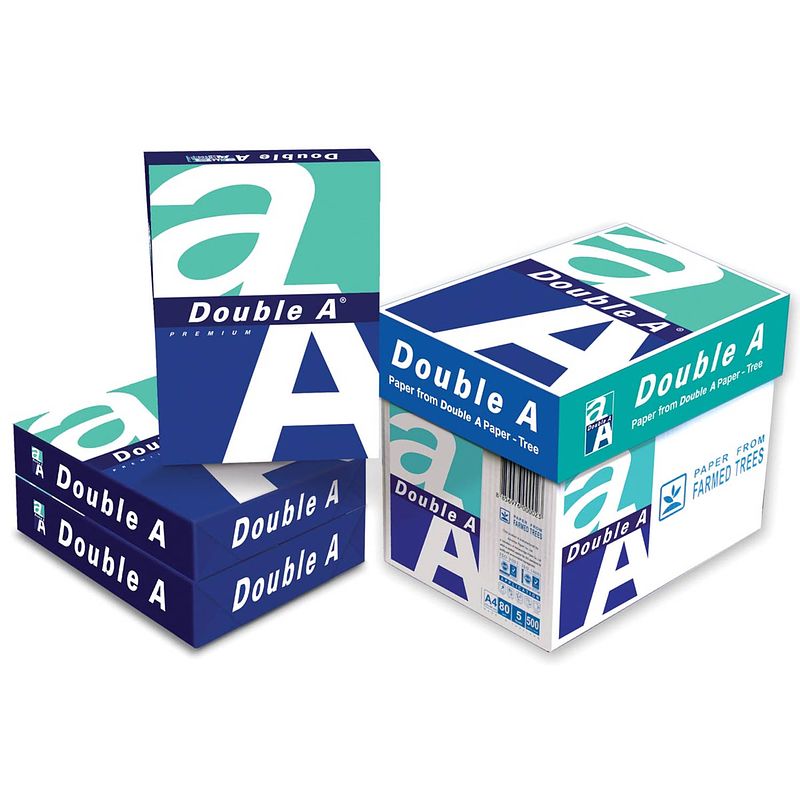 Foto van Double a premium printpapier ft a3, 80 g, pak van 500 vel 5 stuks