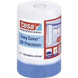 Foto van Tesa 04411-00002-00 afdekfolie tesa easy cover blauw (l x b) 33 m x 55 cm 1 stuk(s)