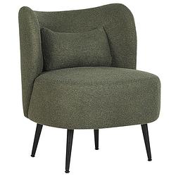 Foto van Beliani otsby - fauteuil-groen-bouclé