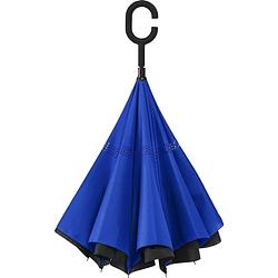 Foto van Paraplu - inside out paraplu - windproof - ø 107 cm - blauw