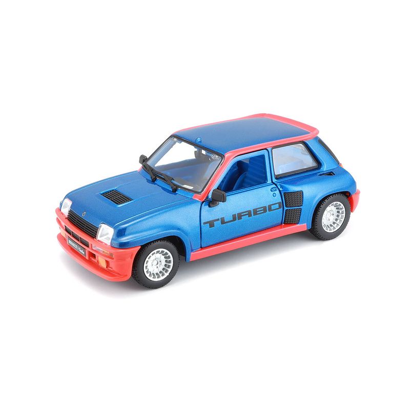 Foto van Bburago schaalmodel renault 5 turbo 1982 1:24 blauw