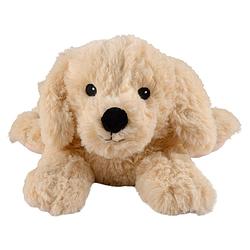 Foto van Warmies warmte/magnetron opwarm knuffel - hond/golden retriever - bruin - 33 cm - pittenzak - opwarmknuffels