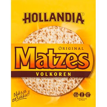 Foto van Hollandia original matzes volkoren 10 stuks 200g bij jumbo