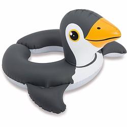 Foto van Opblaasbare speelgoed pinguin zwemband 62 cm - zwemringen - pinguins zwembanden voor kinderen