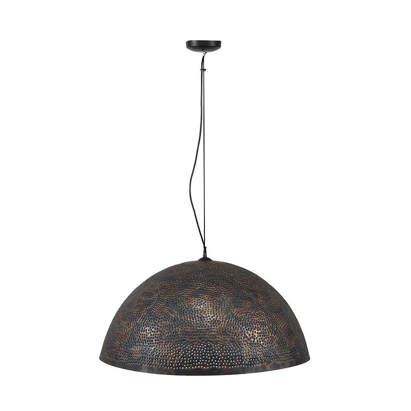 Foto van Hoyz - hanglamp - ø70 half ronde metalen hanglamp - transparant