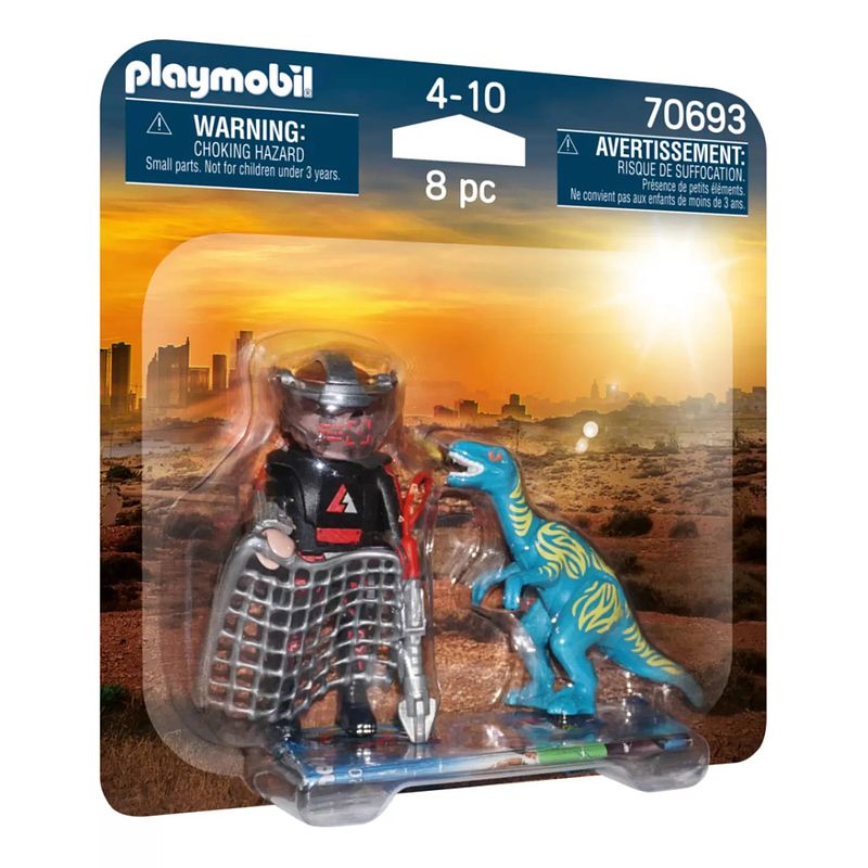 Foto van Playmobil 70693 duopack velociraptor vs. stroper