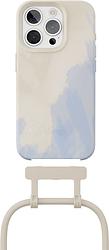 Foto van Change case apple iphone 15 pro back cover met koord blauw