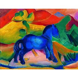 Foto van Franz marc - blaues pferdchen kunstdruk 90x70cm