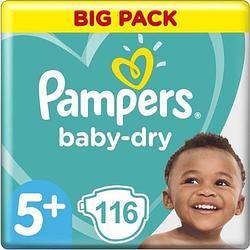 Foto van Pampers - baby dry - maat 5+ - mega pack - 116 luiers