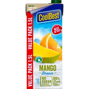 Foto van Coolbest mango dream voordeelpak 1, 5l bij jumbo