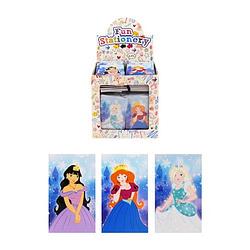 Foto van Uitdeelcadeautjes - notitieboekjes - model: prinsessen in traktatiebox