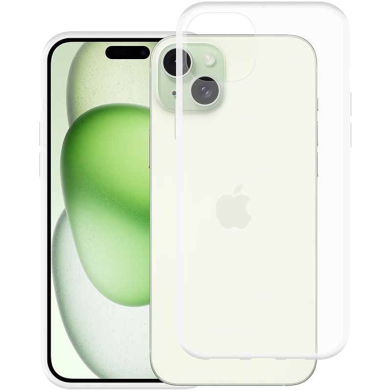 Foto van Just in case soft tpu case voor apple iphone 15 plus telefoonhoesje transparant