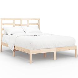 Foto van Vidaxl bedframe massief hout 150x200 cm 5ft king size