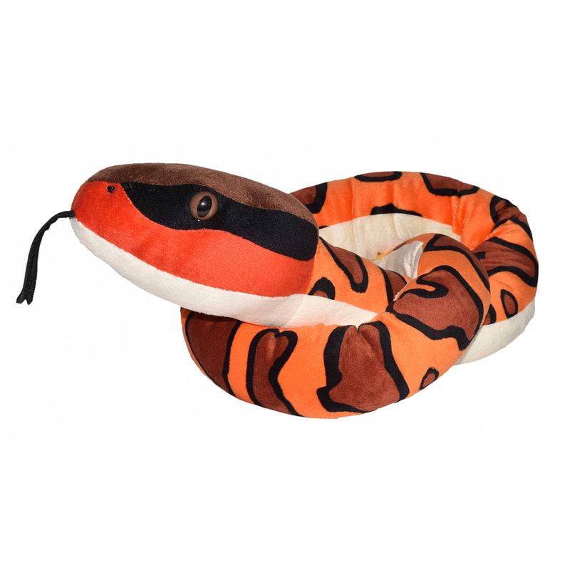 Foto van Wild republic knuffel cobra junior 137 cm pluche groen/zwart