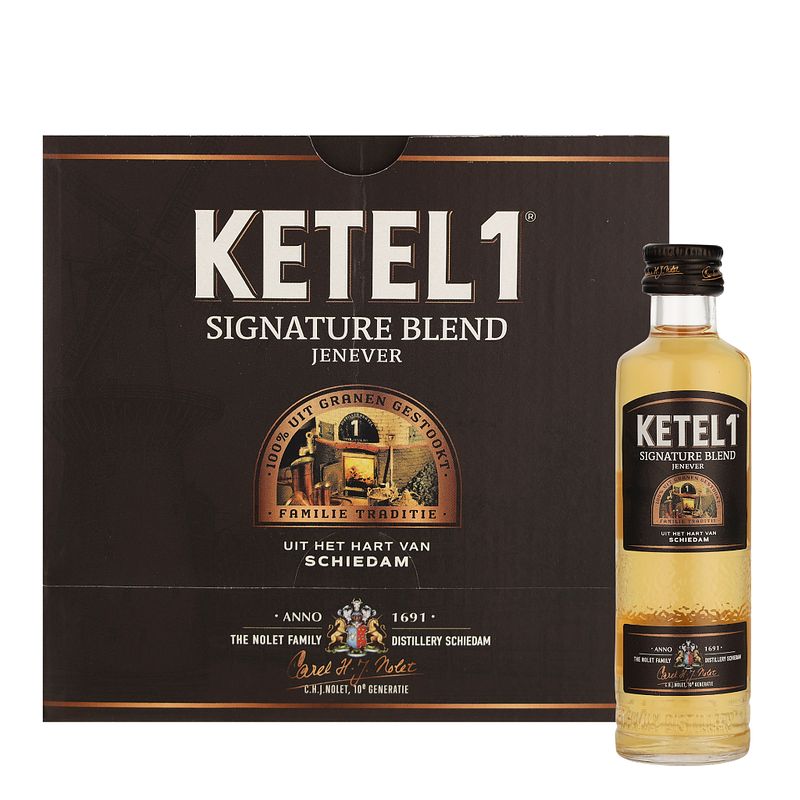 Foto van Ketel 1 signature blend 5cl gedistilleerd